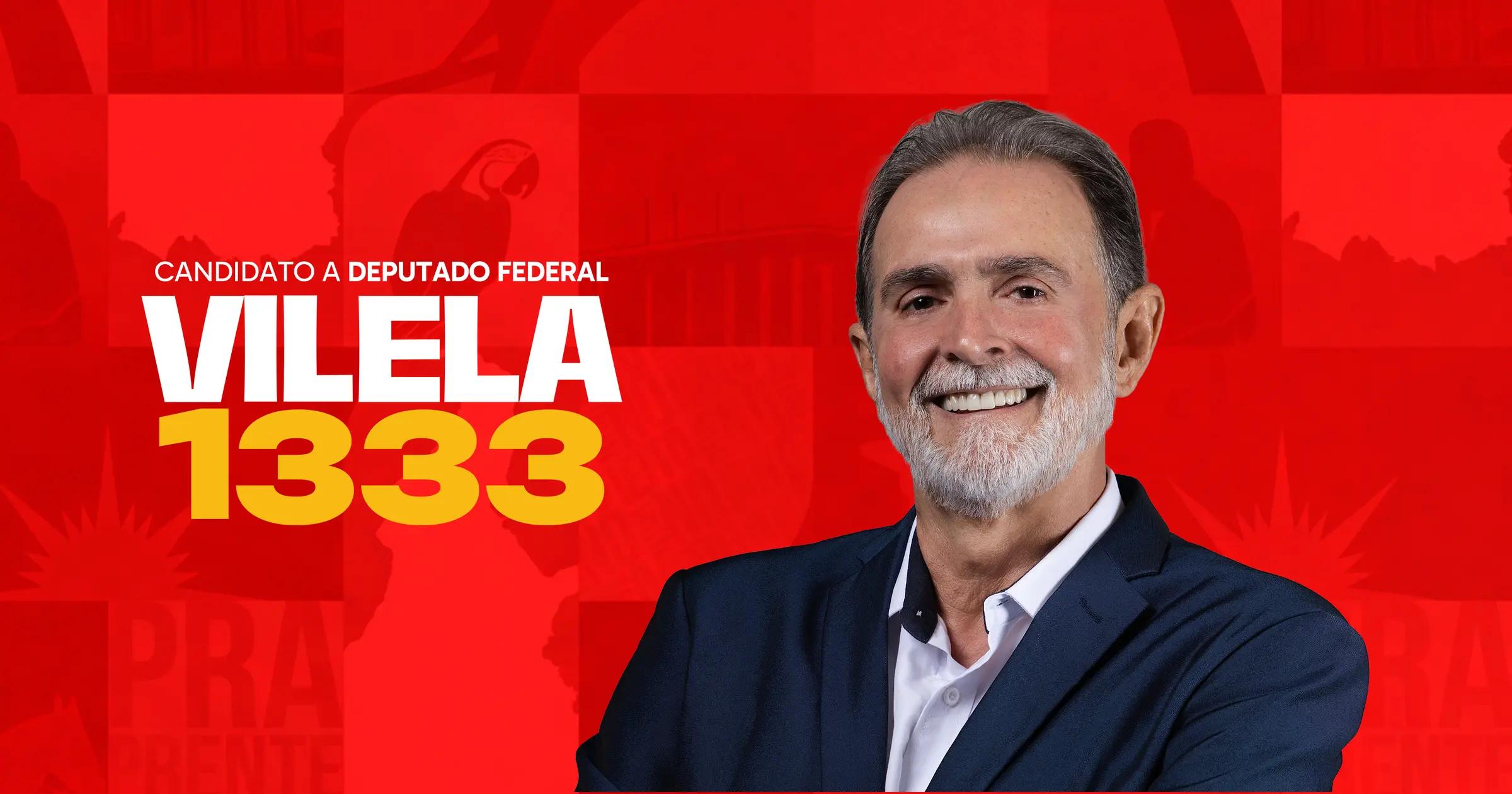 Vilela 1333, candidato a deputado federal pelo Tocantins